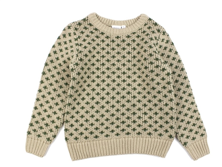 Tweens Name It Blouses And Knitwear | Name It Oxford Tan Knit Pullover