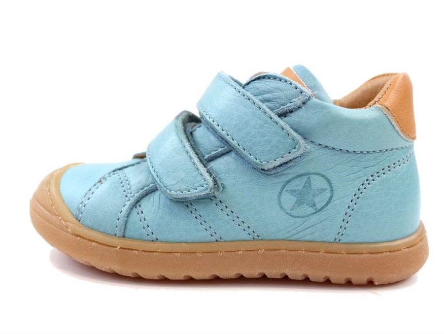 Baby Bisgaard First Shoes | Bisgaard Shoes Thor Sky Blue With Velcro