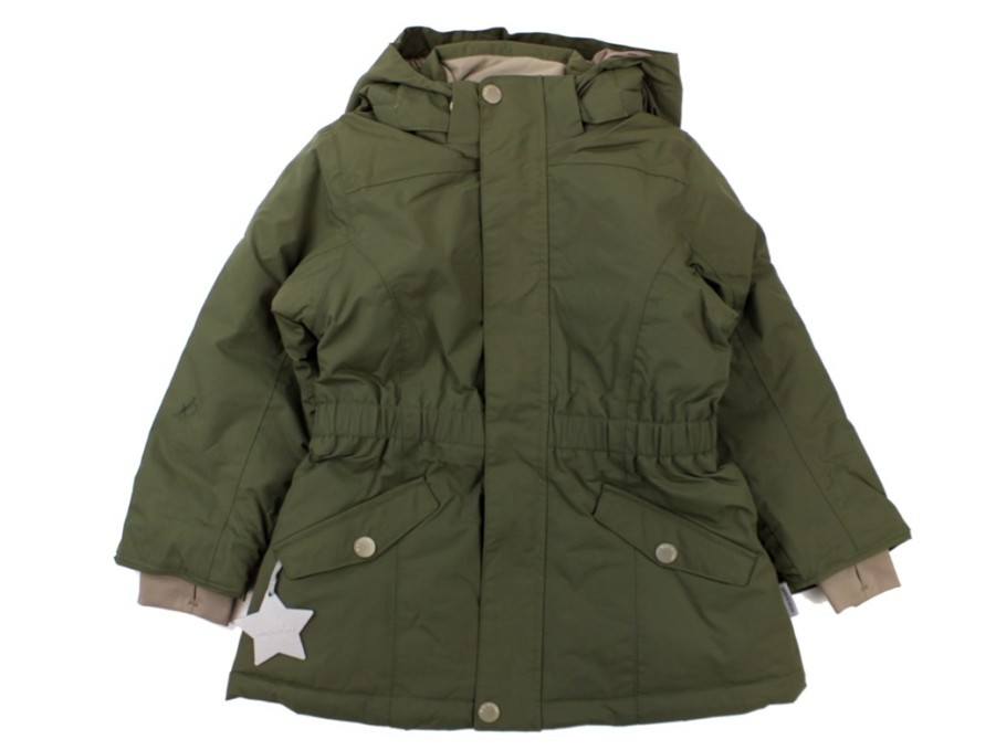 Tweens Mini A Ture Winter Jackets | Mini A Ture Winter Jacket Velaja Green