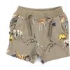 Baby Name It Shorts | Name It Shorts Sweat Weathered Teak Animal Print