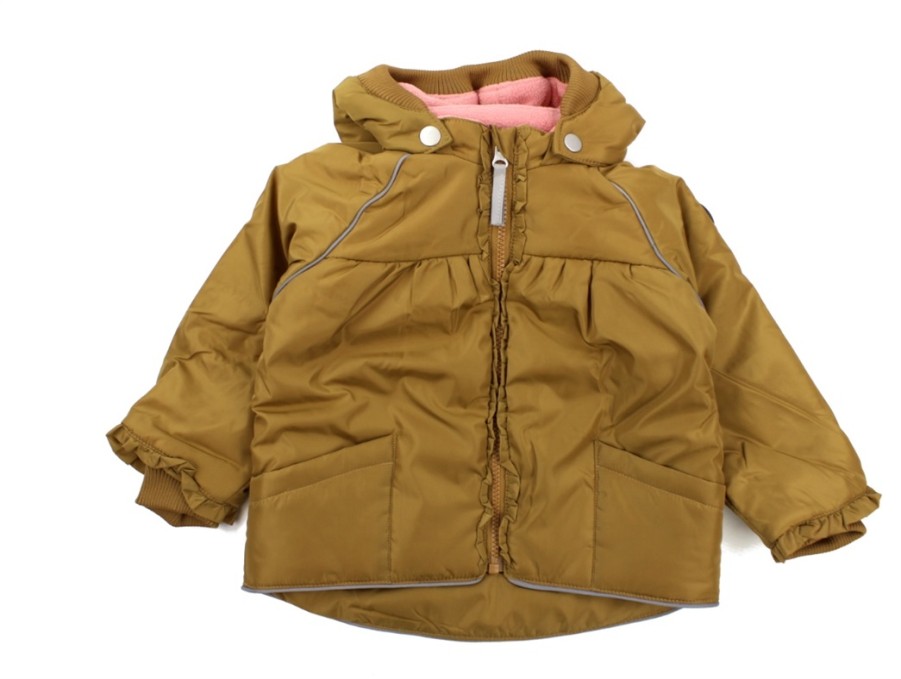 Baby Noa Noa Miniature Winter Jackets | Noa Noa Miniature Winter Jacket Juliet Golden Brown