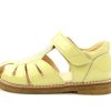 Kids Angulus Sandals | Angulus Light Yellow Sandal Glitter Patent