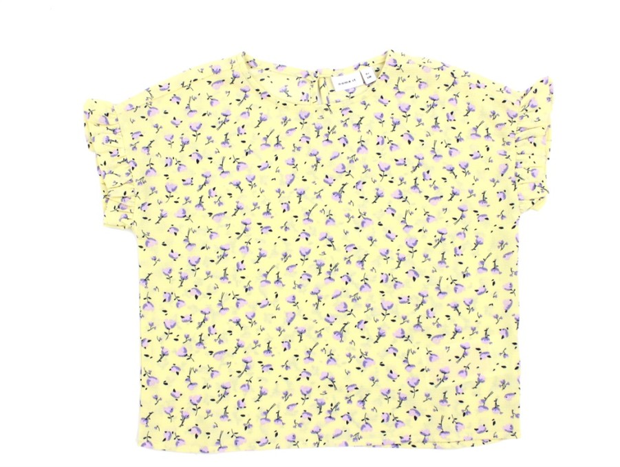 Tweens Name It Tops | Name It Double Cream Floral Top