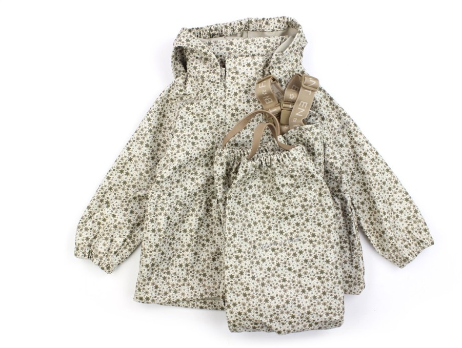 Baby En Fant Rainwear | En Fant Peyote Rainwear Pants And Jacket Flowers