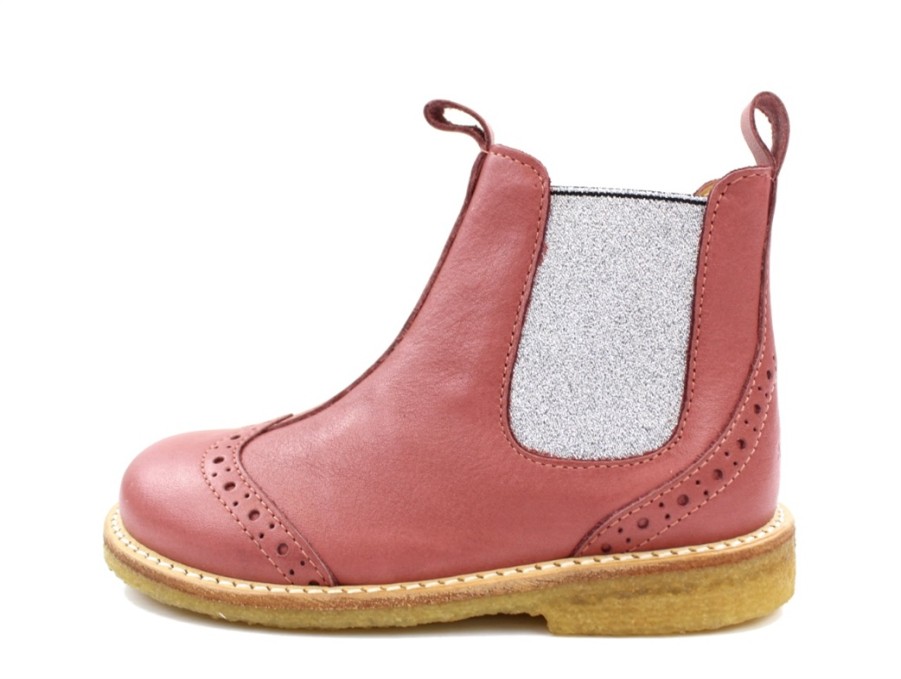 Kids Angulus Boots And Ankle Boots | Angulus Ancle Boot D.Rose/Silver (Narrow)