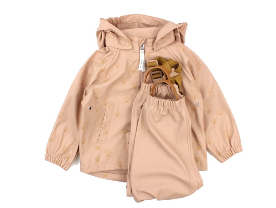 Baby Liewood Rainwear | Liewood Melodi Seashell Pale Tuscany Rainwear