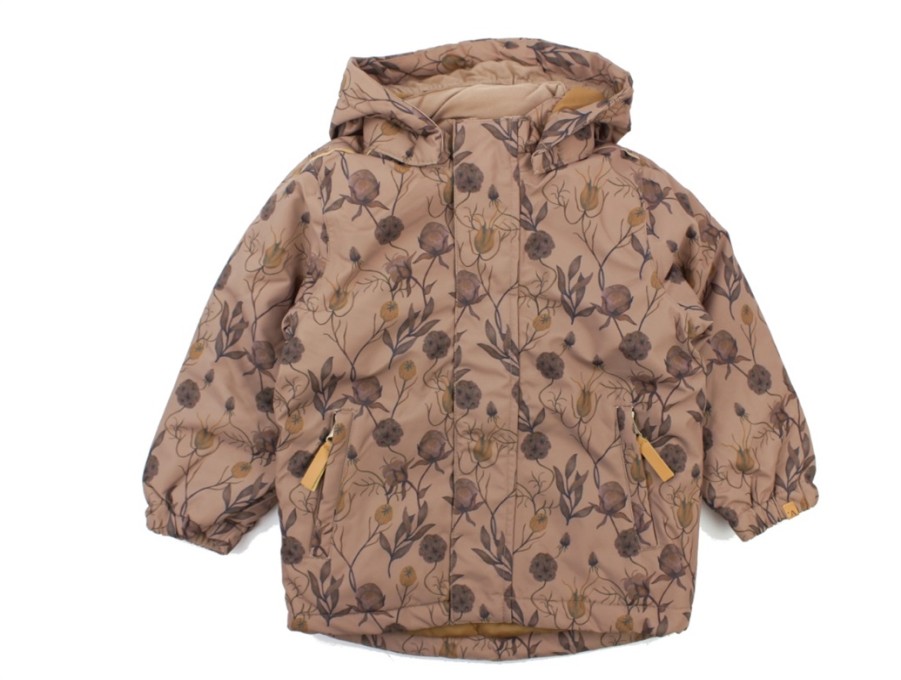 Baby Lil Atelier Winter Jackets | Lil Atelier Winter Jacket Sinopia Fresco Print