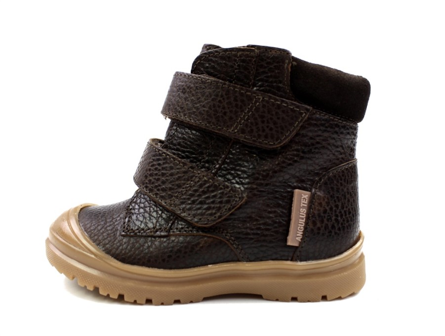 Baby Angulus Winter Boots | Angulus Dark Brown Winter Boot With Tex