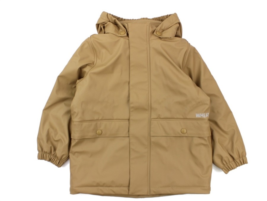 Tweens Wheat Rainwear | Wheat Themal Rain Jacket Aju Cappuccino