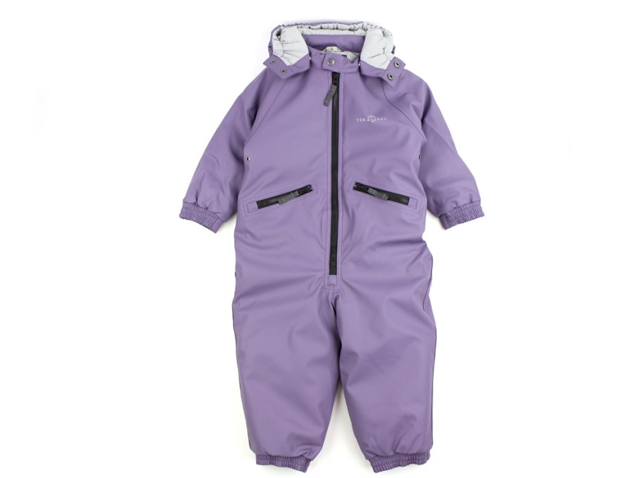 Baby Ver de Terre Coveralls | Ver De Terre Dewberry Rubber Snowsuit