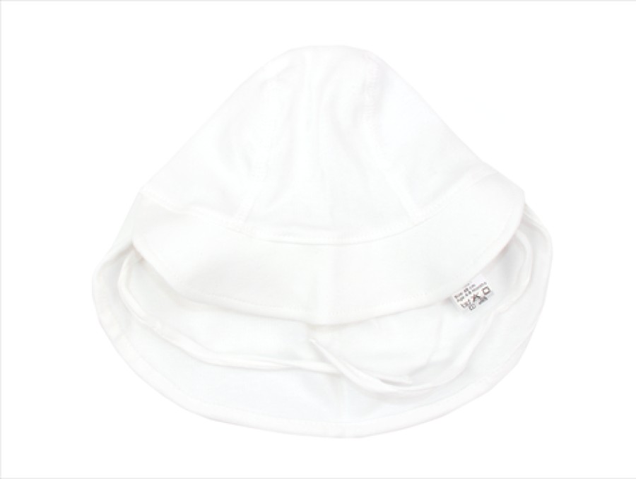 Accessories And Home Joha | Joha Sun Hat White Cotton