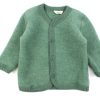 Baby Joha Cardigans | Joha Green Cardigan Merino Wool