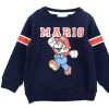 Tweens Name It Blouses And Knitwear | Name It Dark Sapphire Sweatshirt Super Mario