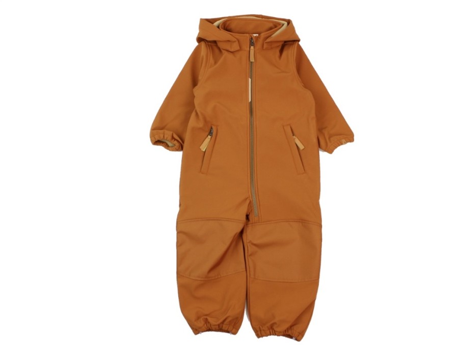 Baby Lil Atelier Transition Jackets | Lil Atelier Softshell Jumpsuit Bran