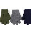 Baby Name It Gloves | Name It Olive Night Mix Acrylic Fingerless Gloves (3-Pack)