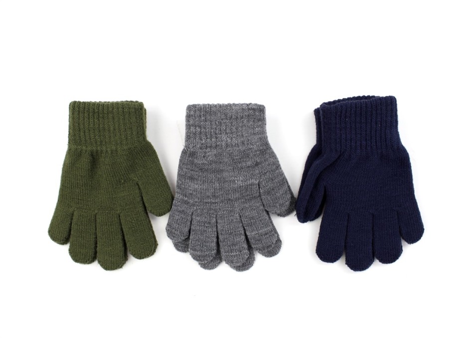 Baby Name It Gloves | Name It Olive Night Mix Acrylic Fingerless Gloves (3-Pack)