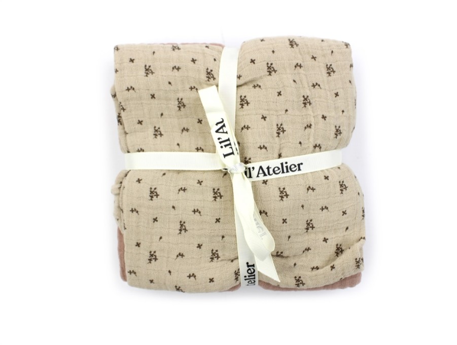 Accessories And Home Lil Atelier | Lil Atelier Sirocco Burp Cloths (3-Pack)