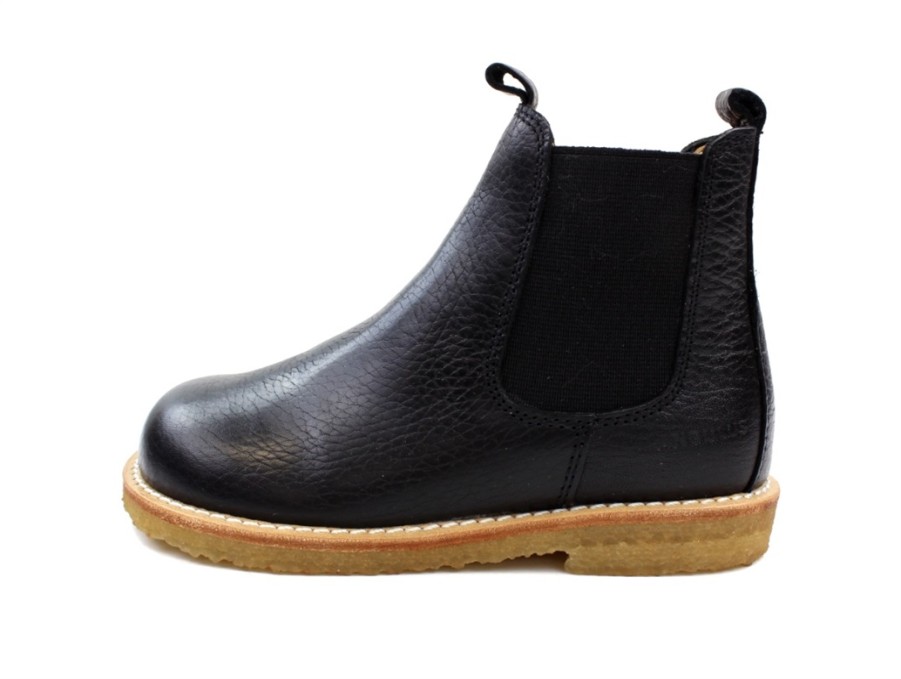 Kids Angulus Boots And Ankle Boots | Angulus Black Ankle Boot