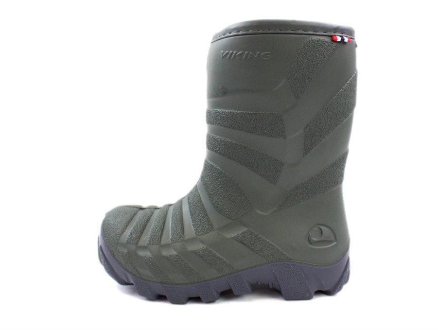 Baby Viking Thermal Boots And Winter Rubber Boots | Viking Thermal Boot Ultra 2.0 Mossgreen/Grey