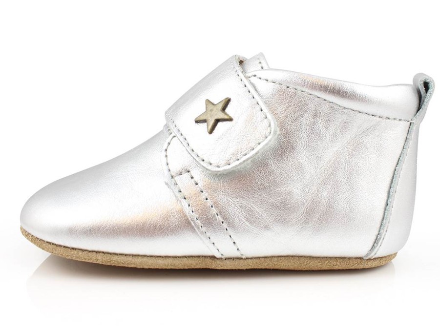 Baby Bisgaard Slippers | Bisgaard Slippers Silver With Star