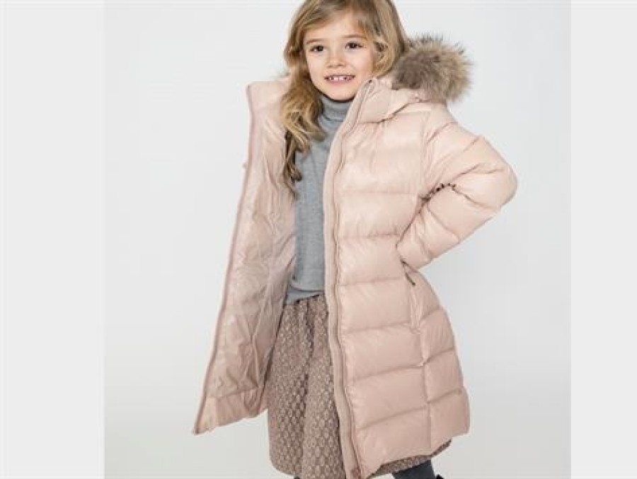 Kids Ver de Terre Winter Jackets | Ver De Terre Mahogany Rose Down Coat