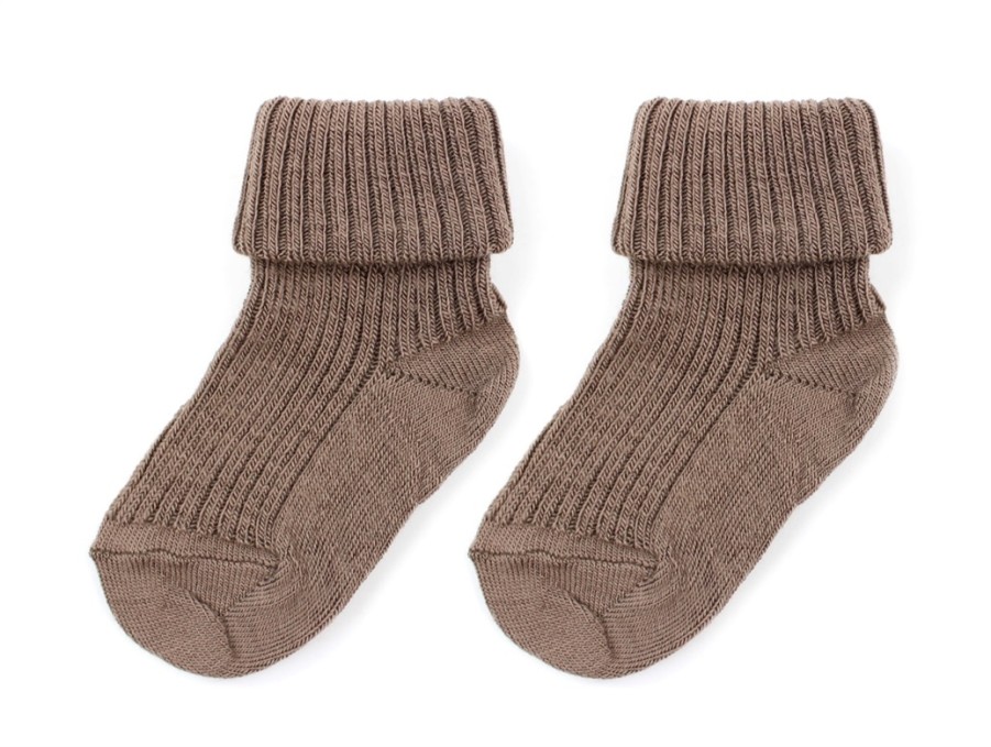 Tweens MP Socks | Mp Socks Wool Sienna Brown (2-Pack)