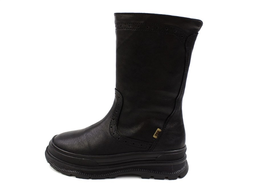 Kids Bisgaard Boots And Ankle Boots | Bisgaard Black Winter Boot Bobbie With Tex