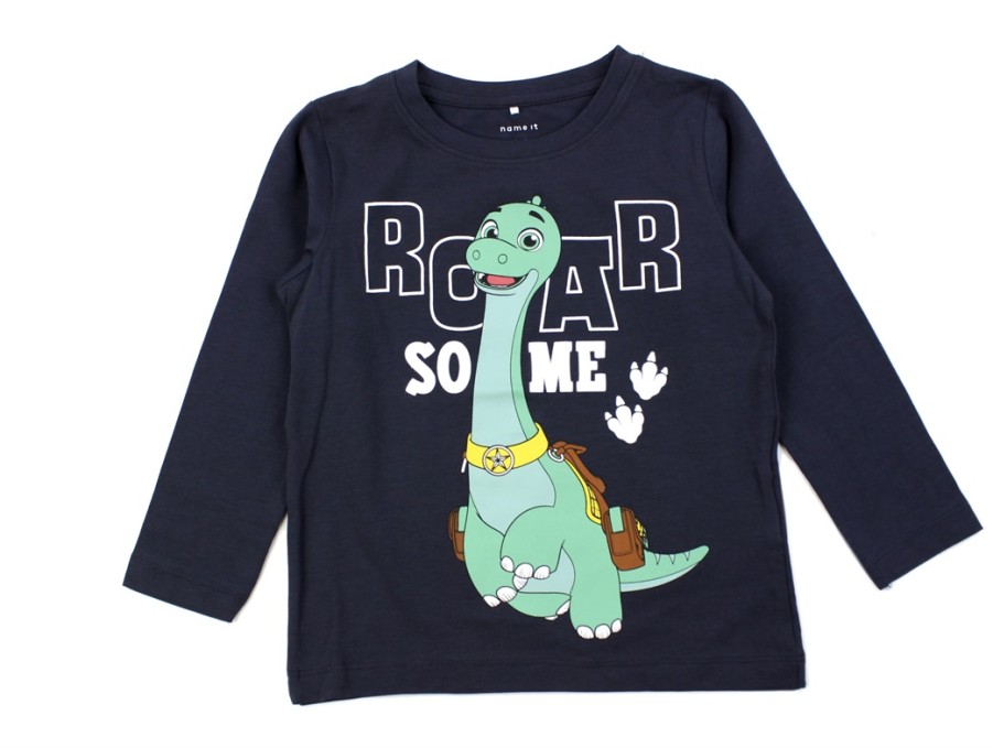 Baby Name It Short And Long-Sleeved T-Shirts | Name It India Ink Dino Ranch Top