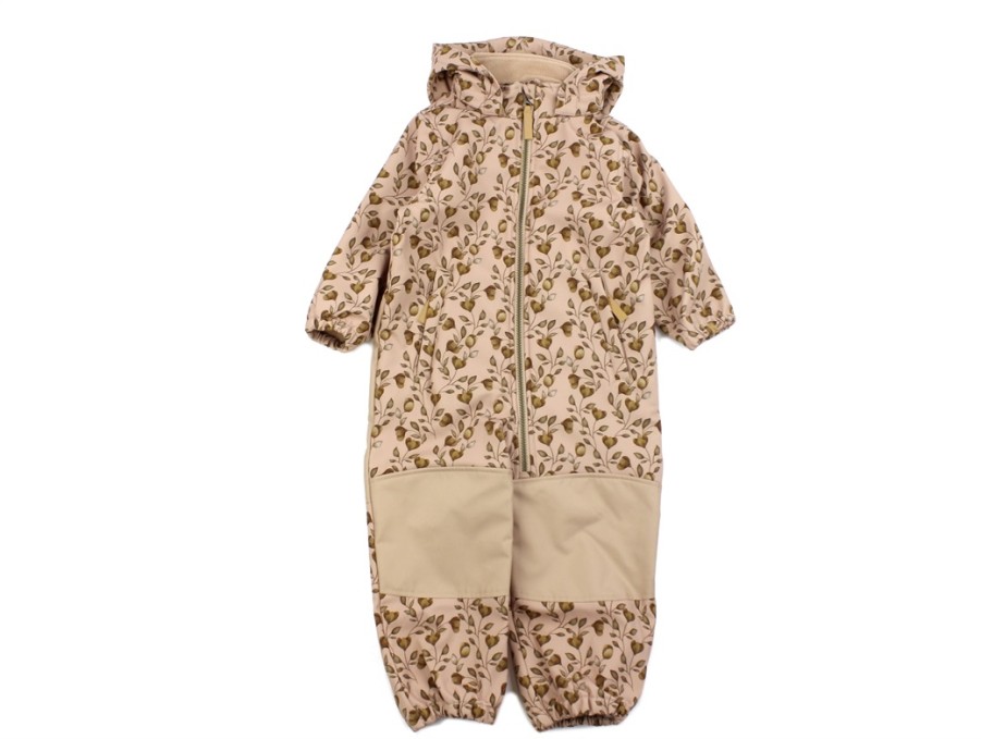 Baby Lil Atelier Transition Jackets | Lil Atelier Nougat Print Softshell Jumpsuit