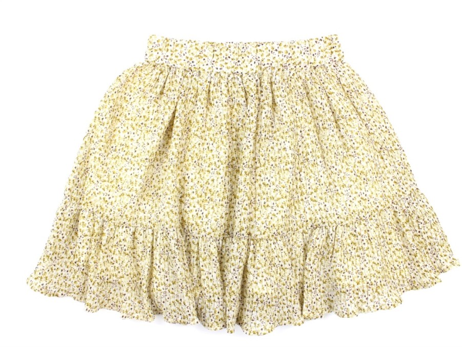 Tweens Petit by Sofie Schnoor Skirts | Sofie Schnoor Girls Skirt Adrianne Yellow Flower