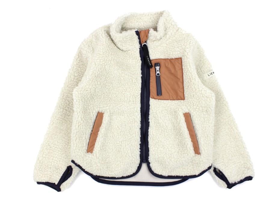 Baby Liewood Transition Jackets | Liewood Sandy/Tuscany Rose Teddy Fleece Jacket Nolan