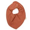 Accessories And Home Petit Piao | Petit Piao Bib Copper Brown (2-Pack)