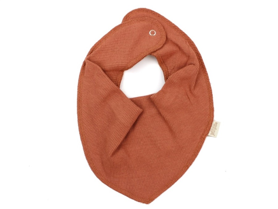 Accessories And Home Petit Piao | Petit Piao Bib Copper Brown (2-Pack)