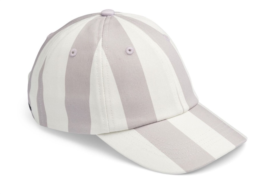 Accessories And Home Liewood | Liewood Cap Danny Stripe Misty Lilac Creme De La Creme