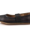 Kids Bisgaard Slippers | Bisgaard Ballerina Black With Elastic