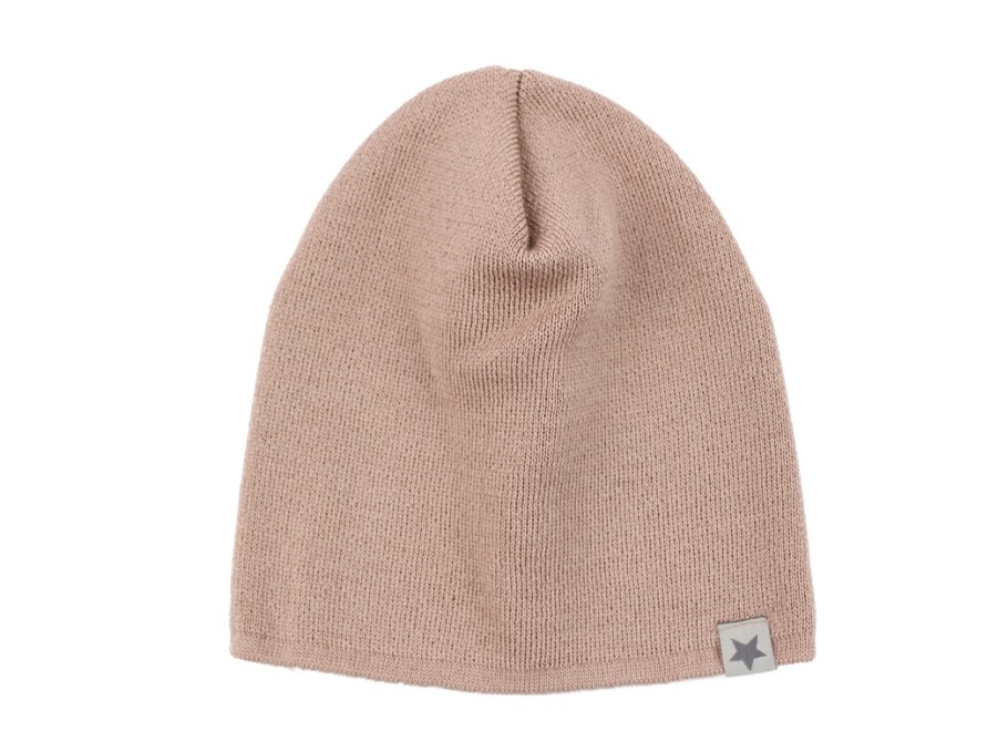 Baby HUTTEliHUT Wool | Huttelihut Dusty Rose Wool Beanie