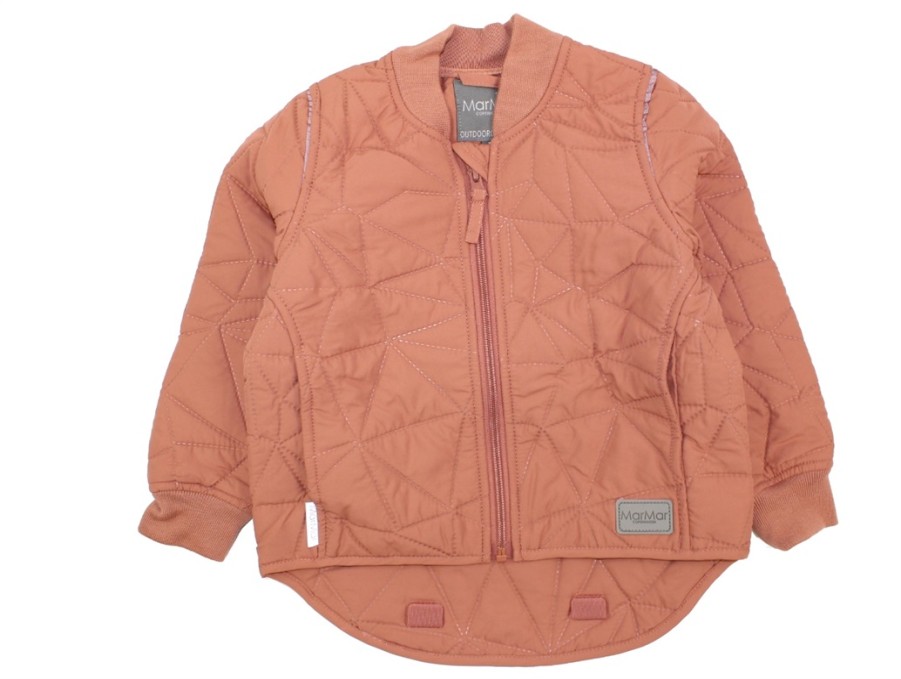 Kids MarMar Copenhagen Thermal Wear And Fleece | Marmar Orry Thermal Jacket Rose Blush