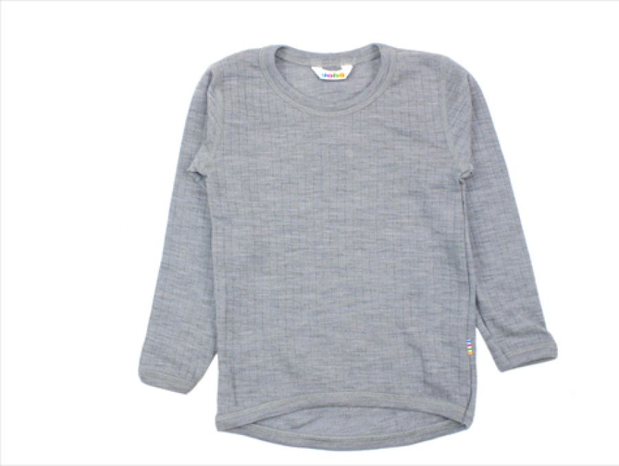 Baby Joha Blouses And Knitwear | Joha Light Grey Melange Blouse Merino Wool