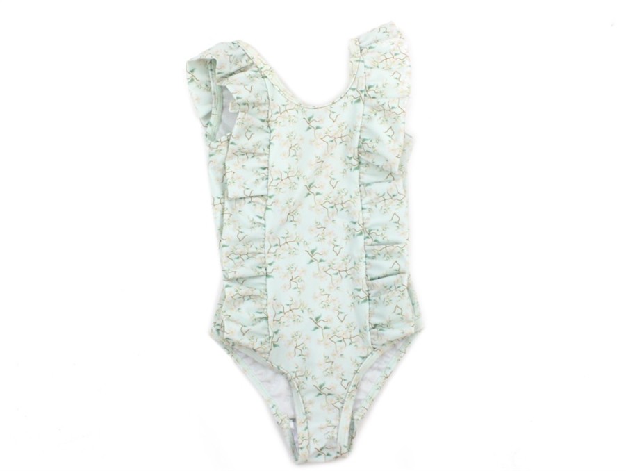 Baby Mini A Ture Swimwear | Mini A Ture Swimsuit Delicia Pale Aqua