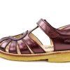 Baby Angulus Sandals | Angulus Sandal Burgundy Shine Heart