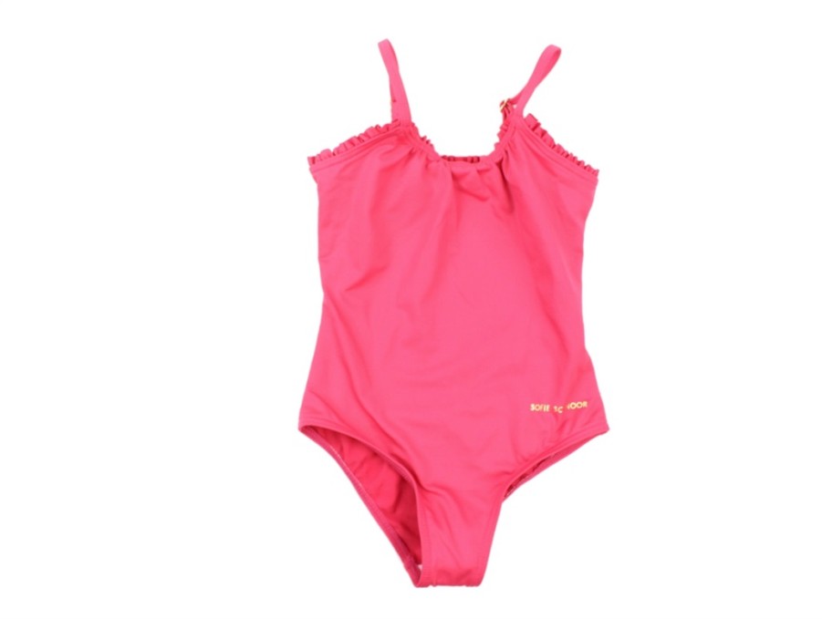 Tweens Petit by Sofie Schnoor Swimwear | Sofie Schnoor Girls Swimsuit Upf 50 Bright Pink