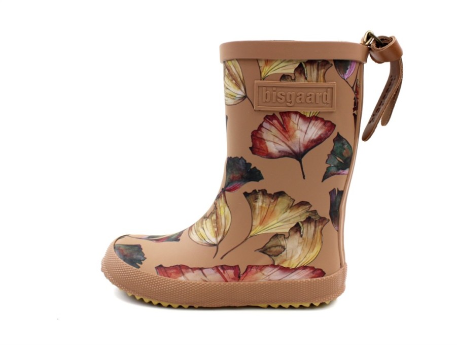 Baby Bisgaard Rubber Boots | Bisgaard Rubber Boot Camel Flowers