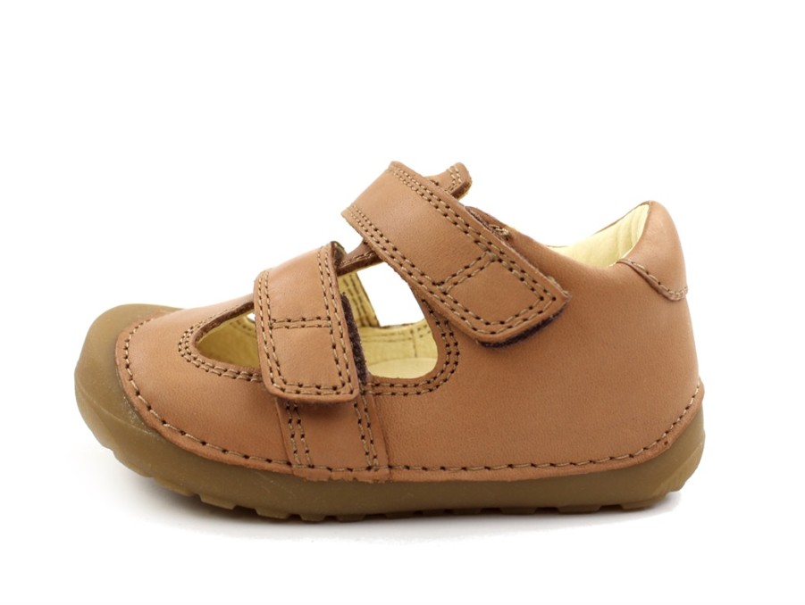 Baby Bundgaard Baby Shoes And Crawler Shoes | Bundgaard Cognac Prewalker Sandal