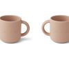 Accessories And Home Liewood | Liewood Cat Rose Cup With Handle Gene Silicone (2-Pack)