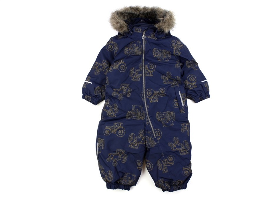 Baby Name It Coveralls | Name It Dark Sapphire Tractor Snowsuit