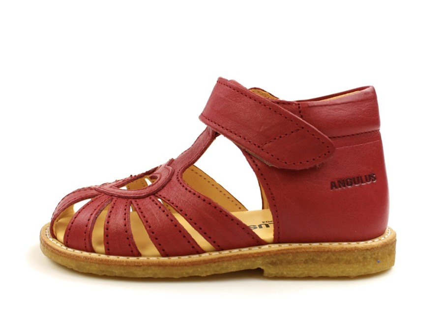 Baby Angulus Sandals | Angulus Red Sandal With Heart