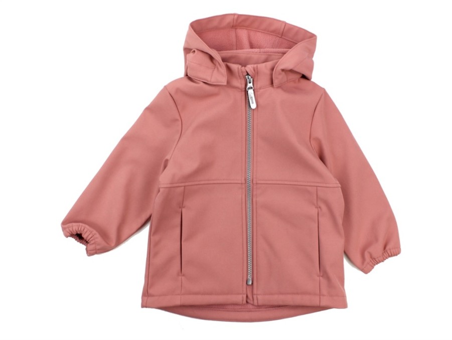 Baby Name It Transition Jackets | Name It Softshell Jacket Old Rose Magic Fabric