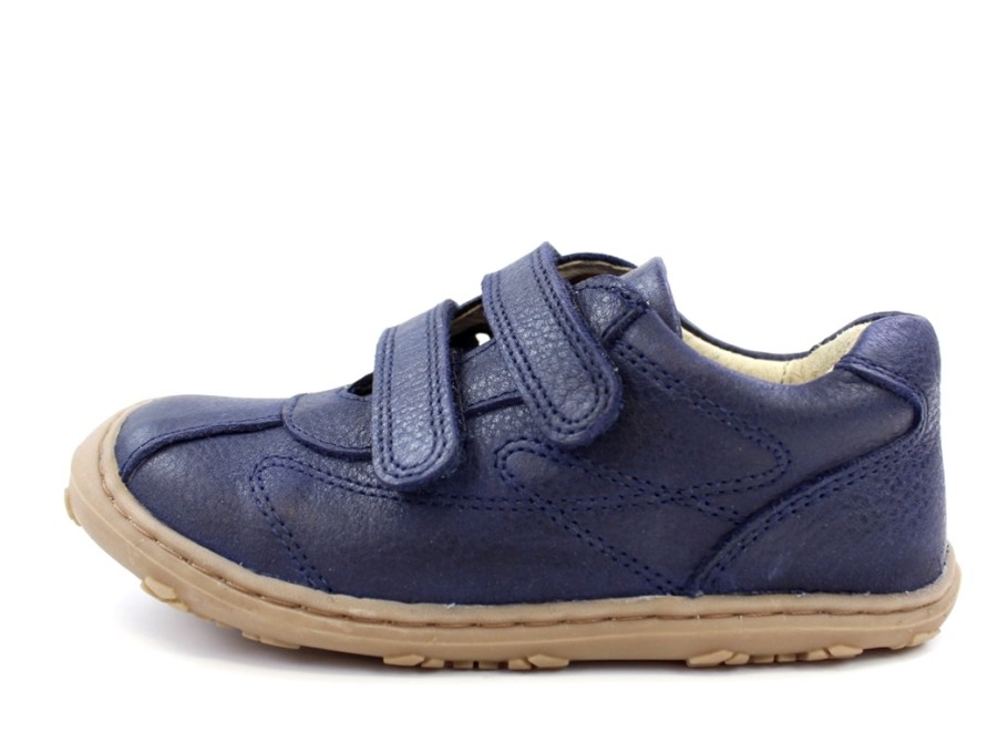 Kids Arauto RAP Shoes And Sneakers | Arauto Rap Leather Shoes Navy With Velcro