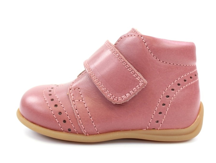 Baby Bisgaard First Shoes | Bisgaard Toddler Shoe Pink With Velcro