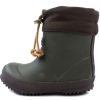 Baby Bisgaard Thermal Boots And Winter Rubber Boots | Bisgaard Winter Rubber Boot Short Green With Wool Lining